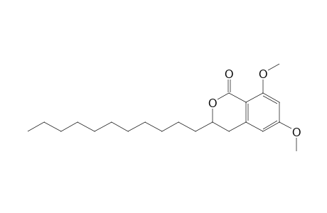 6,8-Dimethoxy-3-undecyl-3,4-dihydro-1H-2-benzopyran-1-one