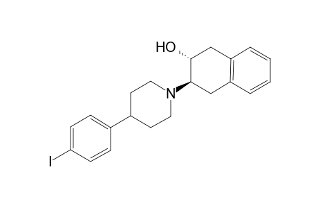 (+-)-trans-2-Hydroxy-3-[4-(4'-iodophenyl)piperidino]tetralin [(+-)-4'-iodobenzovesamicol]