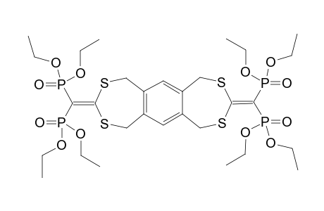 Octaethyl [benzo[e,e']di-1,3-dithiacyclohept-2,2'-diylidene)(bismethylene)tetraphosphonate