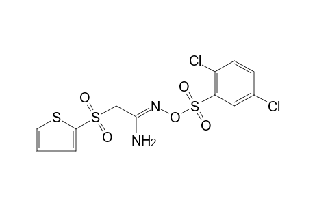 O-[(2,5-dichlorophenyl)sulfonyl]-2-[(2-thienyl)sulfonyl]acetamidoxime