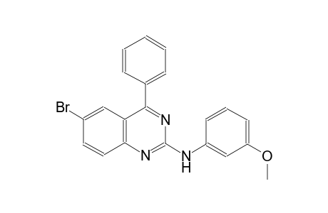 2-quinazolinamine, 6-bromo-N-(3-methoxyphenyl)-4-phenyl-