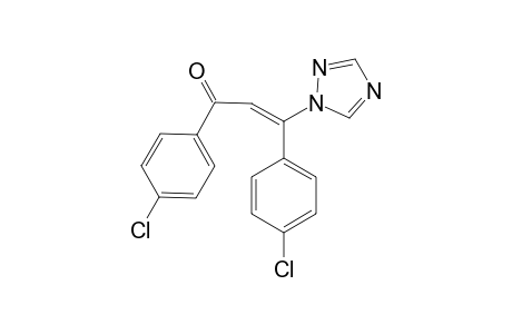 E-3-(1-H-1,2,4-TRIAZOL-1-YL)-1,3-DI-(4-CHLOROPHENYL)-2-PROPEN-1-ONE