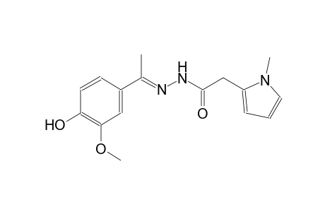 1H-pyrrole-2-acetic acid, 1-methyl-, 2-[(E)-1-(4-hydroxy-3-methoxyphenyl)ethylidene]hydrazide