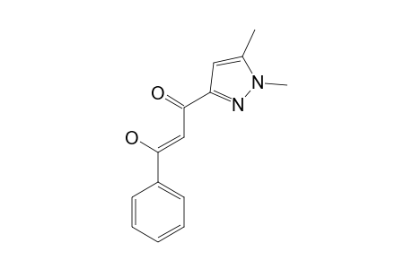 (Z)-1-(1,5-DIMETHYL-1H-PYRAZOL-3-YL)-3-HYDROXY-3-PHENYLPROP-2-EN-1-ONE