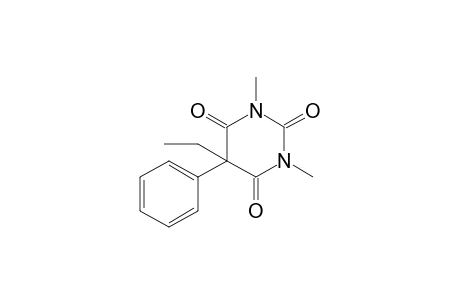 1,3-DIMETHYL-5-ETHYL-5-PHENYL-2,4,6-(1H,3H,5H)-PYRIMIDINETRIONE