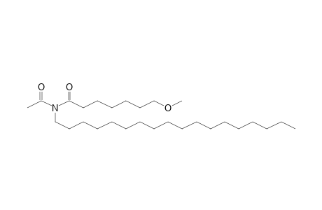7-Methoxy-heptanoic acid, acetyl-octadecyl-amide