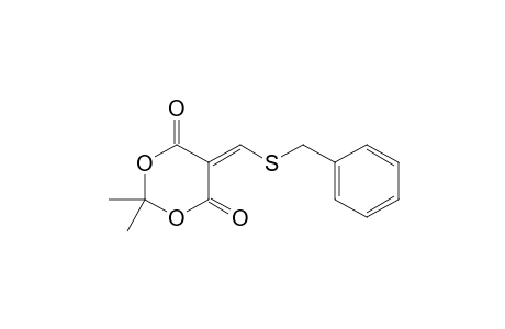 5-(Benzylsulfanylmethylene)-2,2-dimethyl-1,3-dioxane-4,6-dione
