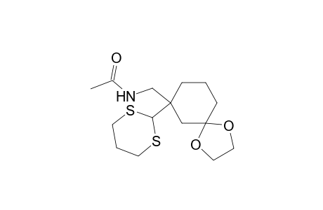 7-(Acetamidomethyl)-7-(1,3-dithian-2-yl)-1,4-dioxaspiro[4.5]decane