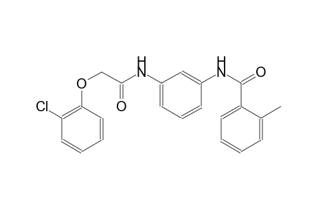 benzamide, N-[3-[[2-(2-chlorophenoxy)acetyl]amino]phenyl]-2-methyl-