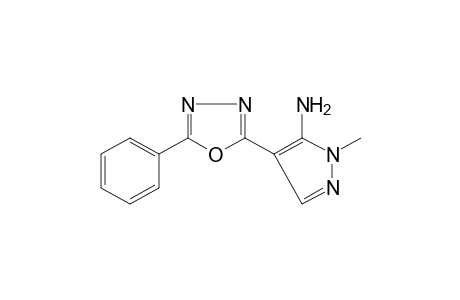 2-(5-amino-1-methylpyrazol-4-yl)-5-phenyl-1,3,4-oxadiazole
