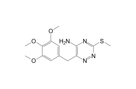 5-amino-3-(methylthio)-6-(3,4,5-trimethoxybenzyl)-as-triazine