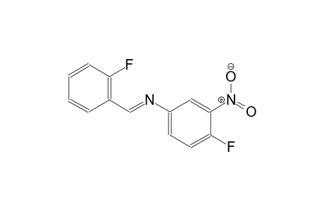 benzenamine, 4-fluoro-N-[(E)-(2-fluorophenyl)methylidene]-3-nitro-