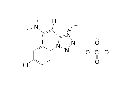 trans-1-(p-chlorophenyl)-5-[2-(dimethylamino)vinyl]-4-ethyl-1H-tetrazolium perchlorate