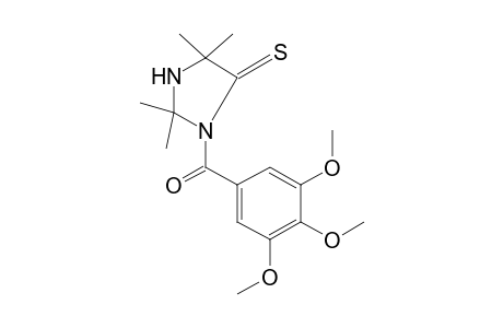 2,2,5,5-tetramethyl-3-(3,4,5-trimethoxybenzoyl)-4-imidazolidinethione