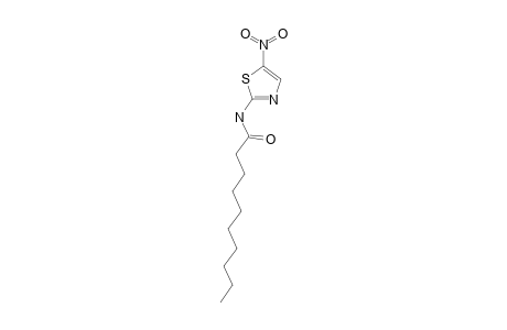 N-(5-nitro-2-thiazolyl)decanamide