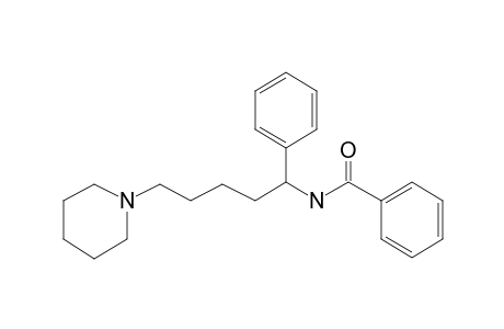 1-Benzoylamino-5-piperidinyl-1-phenylpentane