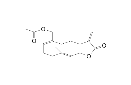 CYCLODECA[B]FURAN-2(3H)-ONE, 6-[(ACETYLOXY)METHYL]-3A,4,5,8,9,11A-HEXAHYDRO-10-METHYL-3-METHYLENE-