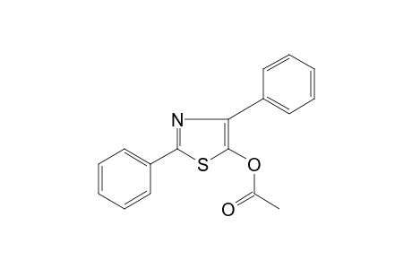 2,4-diphenyl-5-thiazolol, acetate (ester)