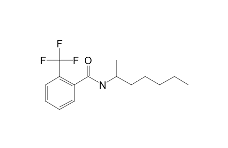 Benzamide, 2-(trifluoromethyl)-N-(hept-2-yl)-