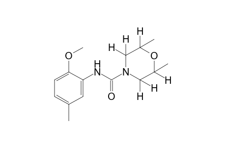 2,5',6-trimethyl-4-morpholinecarbox-o-anisidide