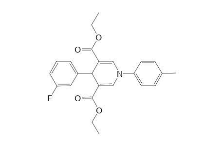 4-(3-fluorophenyl)-1-(4-methylphenyl)-4H-pyridine-3,5-dicarboxylic acid diethyl ester