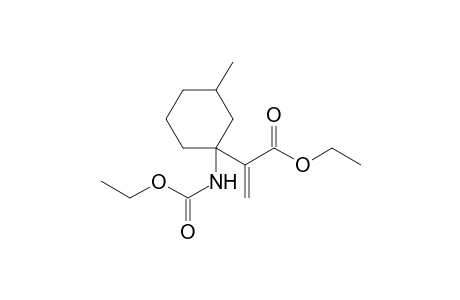 Ethyl 2-[1-(N-Ethoxycarbonylamino)-3-methylcyclohexyl]prop-2-enoate