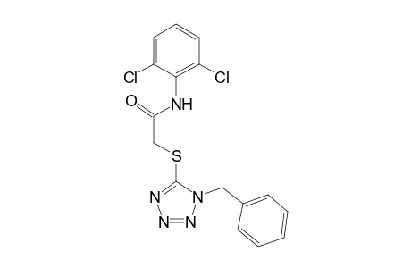 2-(1-Benzyl-1H-tetrazol-5-ylsulfanyl)-N-(2,6-dichloro-phenyl)-acetamide