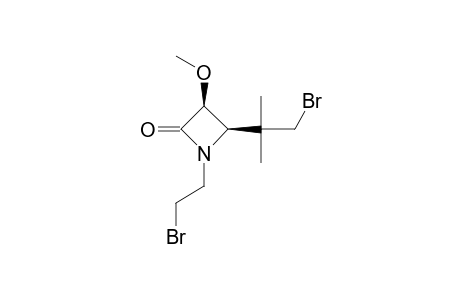 CIS-4-[(2-BROMO-1,1-DIMETHYL)-ETHYL]-1-(2-BROMOETHYL)-3-METHOXY-AZETIDIN-2-ONE