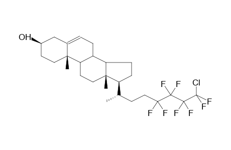 3Beta-hydroxy-24,24,25,25,26,26-hexafluoro-26-difluorochloromethyl-27-norcholest-5-ene