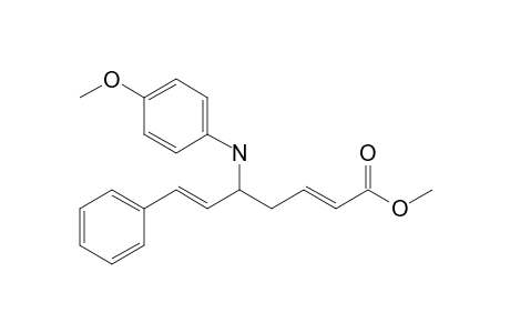 Methyl 7-phenyl-5-(4'-methoxyanilino)-2,6-heptadienoate