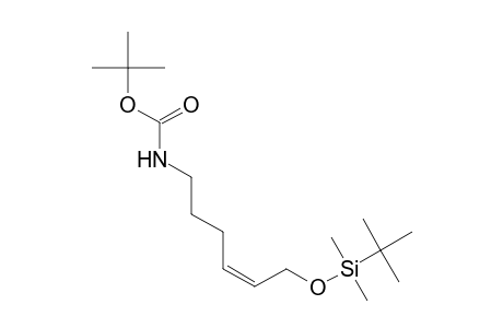 N-[(Z)-6-[tert-butyl(dimethyl)silyl]oxyhex-4-enyl]carbamic acid tert-butyl ester