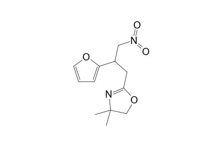 4,4-Dimethyl-2-[3-nitro-2-(fur-2-yl)propyl]dihydrooxazole