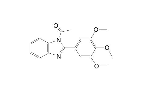 2-(3,4,5-Trimethoxyphenyl)-1H-benzimidazole, acetate