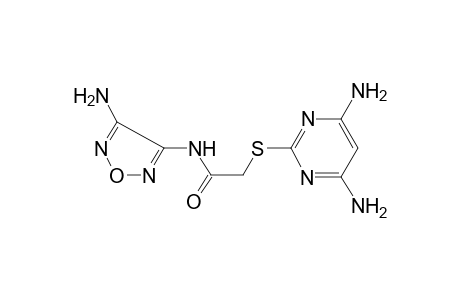 N-(4-Amino-furazan-3-yl)-2-(4,6-diamino-pyrimidin-2-ylsulfanyl)-acetamide