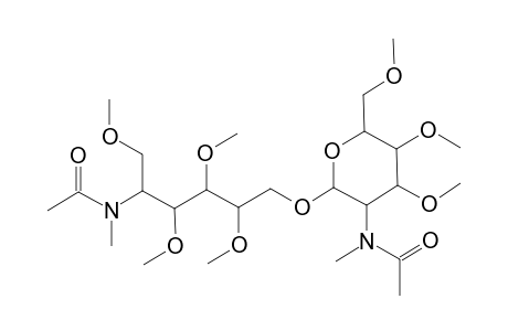 D-Glucitol, 2-(acetylmethylamino)-6-o-[2-(acetylmethylamino)-2-deoxy-3,4,6-tri-o- methyl-.alpha.-D-glucopyranosyl]-2-deoxy-1,3,4,5-tetra-o-methyl-