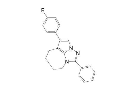 4-(4-Fluorophenyl)-1-phenyl-5,6,7,8-tetrahydro-2,2a,8a-triazacyclopenta[cd]azulene