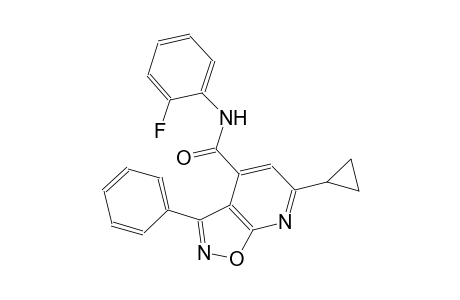 isoxazolo[5,4-b]pyridine-4-carboxamide, 6-cyclopropyl-N-(2-fluorophenyl)-3-phenyl-