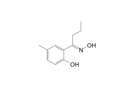2'-hydroxy-5'-methylbutyrophenone, (E)-oxime