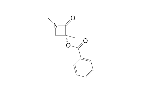 (3R)-1,3-Dimethyl-2-oxoazetidin-3-yl benzoate