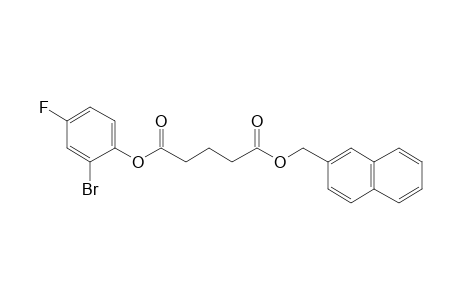 Glutaric acid, naphth-2-ylmethyl 2-bromo-4-fluorophenyl ester