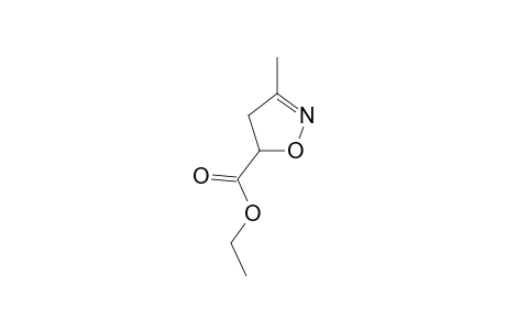 (+/-)-ETHYL-3-METHYL-4,5-DIHYDROISOXAZOLE-5-CARBOXYLATE