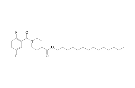 Isonipecotic acid, N-(2,5-difluorobenzoyl)-, tetradecyl ester