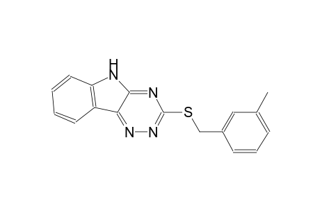 5H-1,2,4-Triazino[5,6-b]indole, 3-(3-methylbenzylthio)-