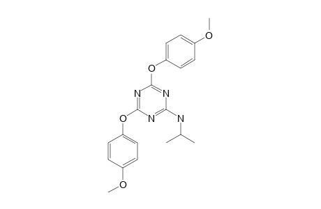 2,4-bis(p-methoxyphenoxy)-6-(isopropylamino)-s-triazine