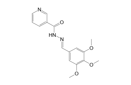 nicotinic acid, (3,4,5-trimethoxybenzylidene)hydrazide