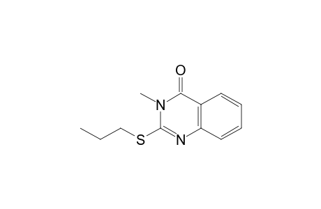 3-Methyl-2-(propylthio)-4-quinazolinone