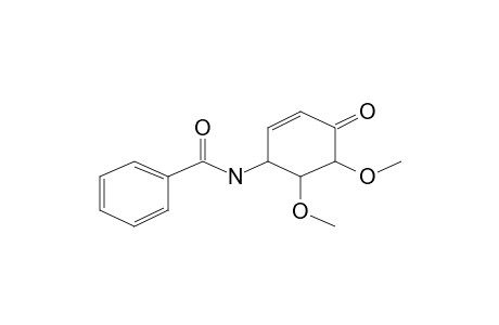 2-Cyclohexenone, 4R-benzamido-5cis,6trans-dimethoxy-