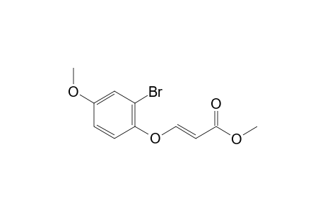 Methyl (E)-3-(2-bromo-4-methoxyphenoxy)acrylate