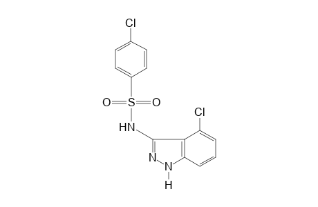 p-chloro-N-(4-chloro-1H-indazol-3-yl)benzenesulfonamide