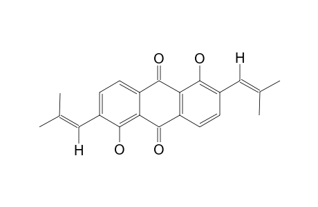 1,5-DIHYDROXY-2,6-BIS-(2'-METHYLPROP-1'-ENYL)-ANTHRAQUINONE